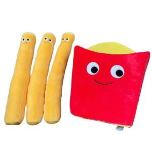 French Fry Plush Kidrobot Yummy World Fernando 15" Stuffed Toy only 3 fries